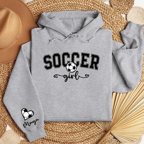 Custom Soccer Girl Hoodie