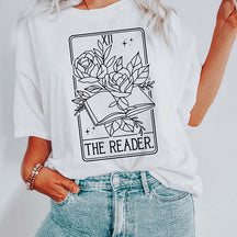 The Reader Tarot Card Bookworm T-Shirt