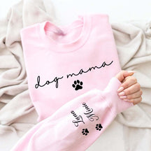 Personalized Dog Mama Sweatshirt