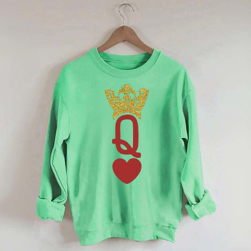 Queen Of Hearts Sweatshirt