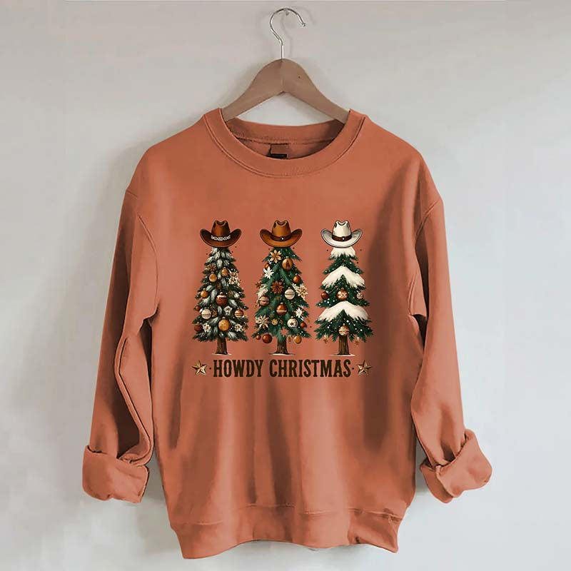 Western Christmas Tree Sweatshirt