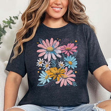 Retro Daisy Women Gift T-Shirt