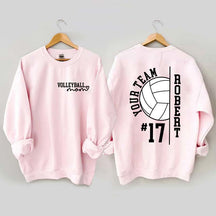 Personalized Team Spirit Volleyball Sweatshirt