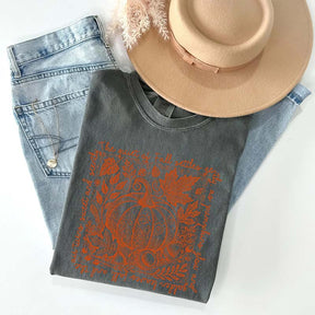 Comfort Colors Fall Pumpkin Autumn Nature T-Shirt