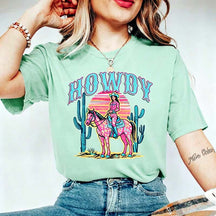 Comfort Colors Howdy Western Cowgirl T-Shirt