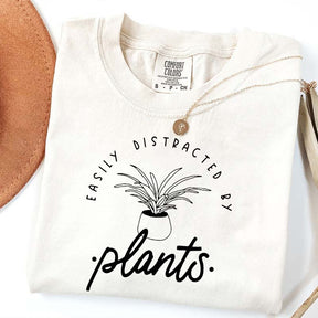 Simple Easily Distracted by Plants T-Shirt