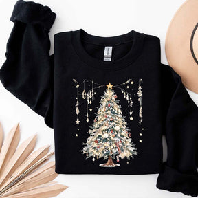 Cute Christmas Tree Vintage Sweatshirt