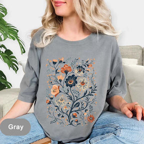 Wild Flower Aesthetic Floral Graphic T-Shirt