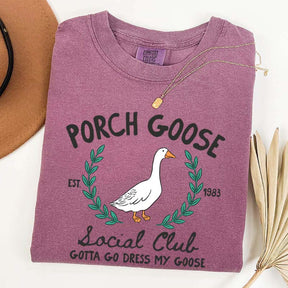 Porch Goose Social Club Est 1983 T-Shirt
