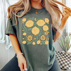 Comfort Colors Lemons FDT Flower T-Shirt