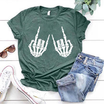 Skeleton Hand Rock and Roll T-Shirt