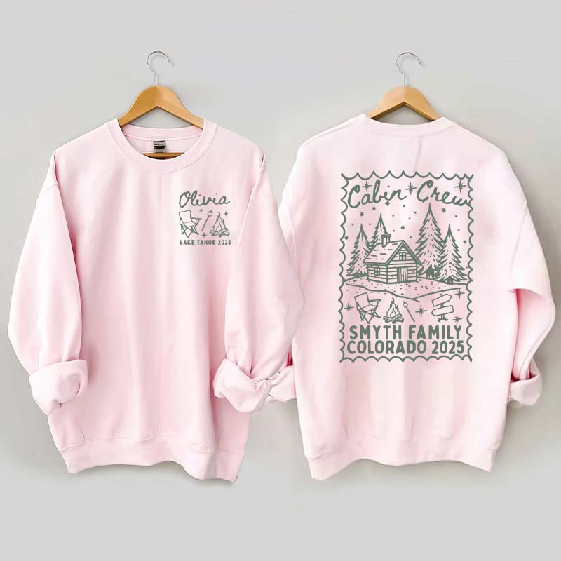 Group Cabin Camping Trip Sweatshirt