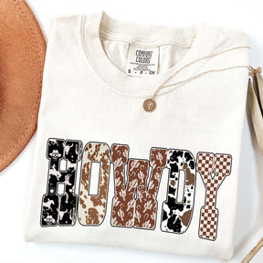 Comfort Colors Howdy Cowgirl Cute T-Shirt