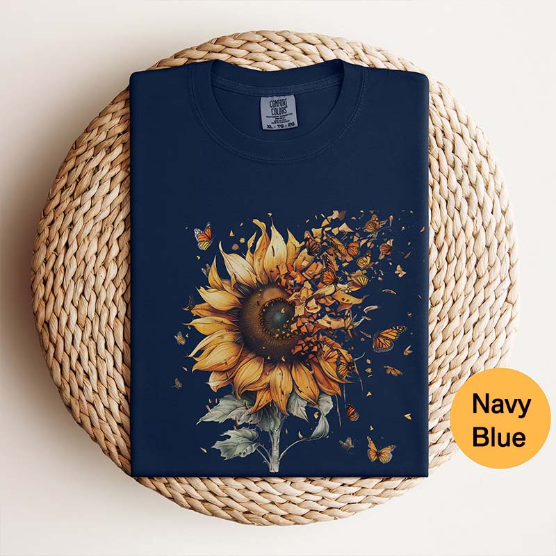 Sunflower Butterfly Love T-Shirt