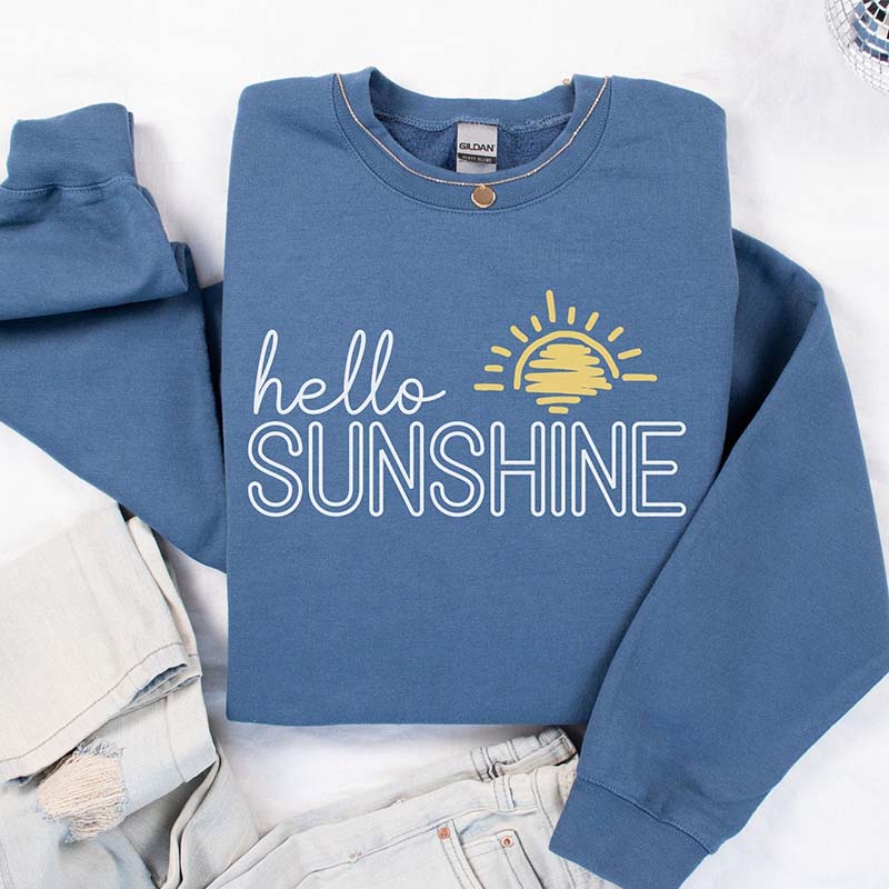 Hello Sunshine Good Vibes Sweatshirt