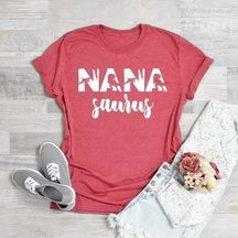 Dinosaur Nana Saurus T-Shirt