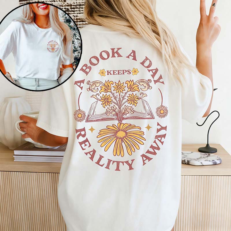A Book a Day Bookish Reader T-Shirt
