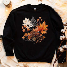 Womens Fall Leaves Sweatshirt