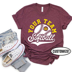 Custom Softball T-Shirt