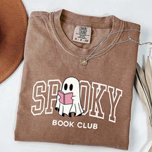 Ghost Reading Book Club Halloween T-Shirt