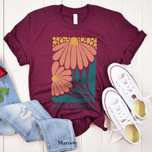 Retro Garden Cute Wildflowers T-Shirt