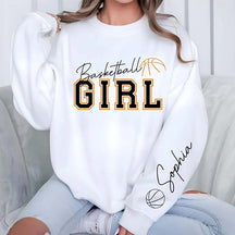 Personalized Basketball Girl Sweatshirt