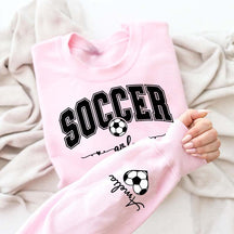 Personalized Soccer Girl Sweatshirt