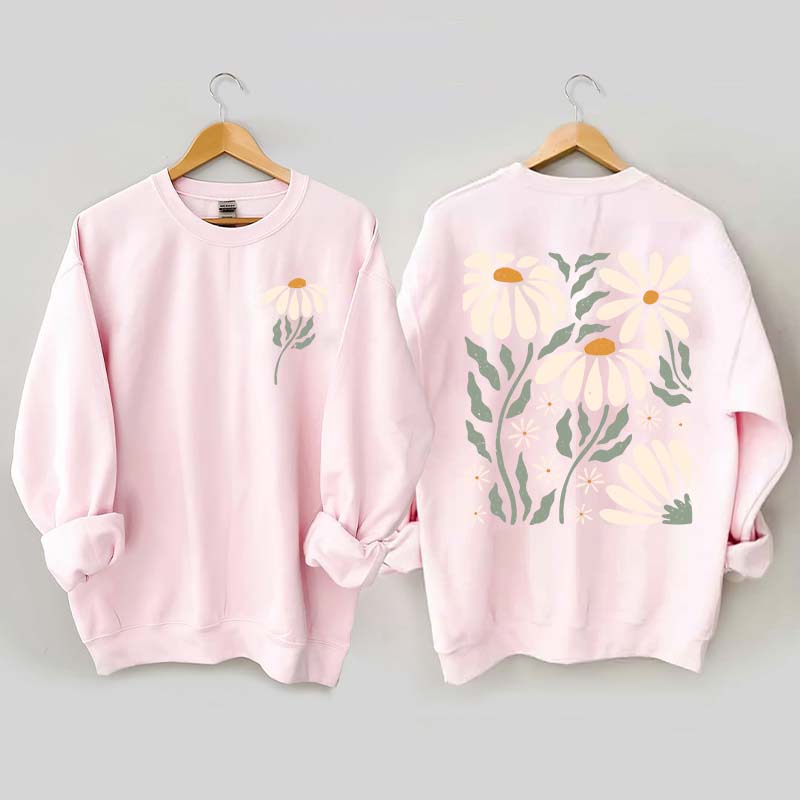 Comfort Colors Boho Daisy Sweatshirt