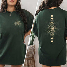 Comfort Colors Celestial Moon And Sun T-Shirt