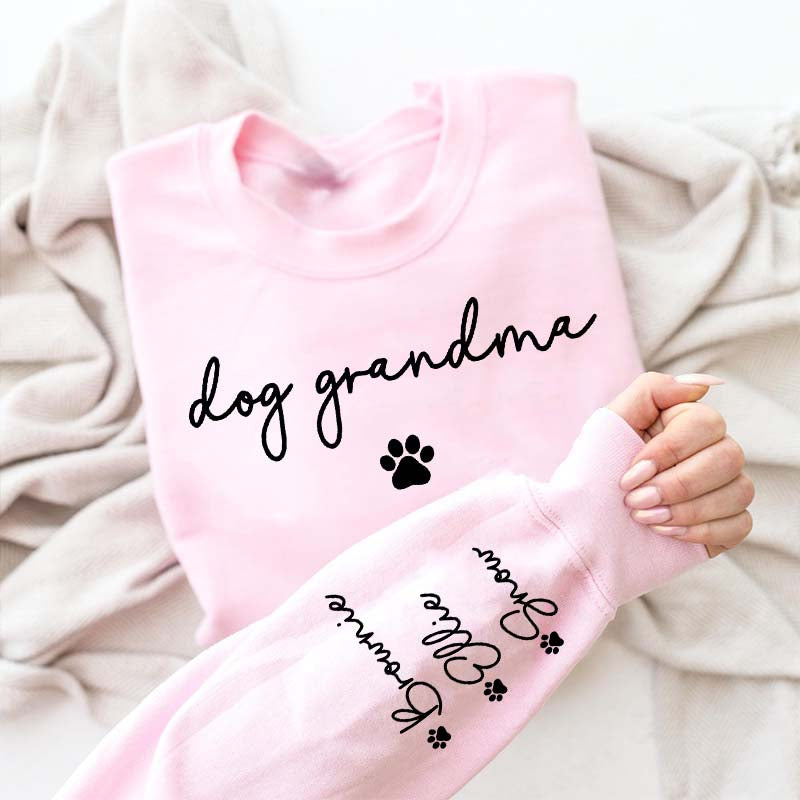Custom Dog Grandma Pet Lover Sweatshirt