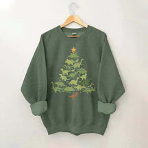Dinosaurs Christmas Tree Sweatshirt