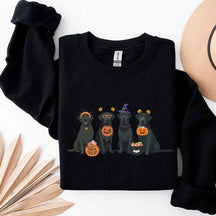 Halloween Black Lab Fall Dog Sweatshirt