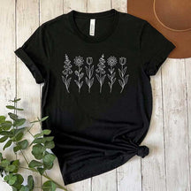 Foxglove Daisy Tulip T-Shirt