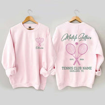 Personalized Tennis Club Coach Sweatshirt