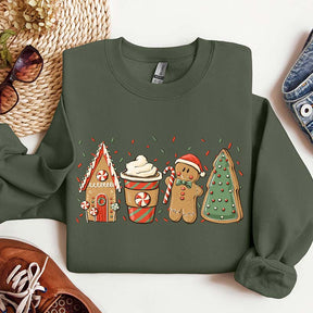 Gingerbread Christmas Coffee Xmas Sweatshirt