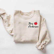 Custom Teacher Last Name Sweatshirt