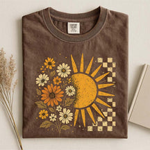 Retro Floral Sun T-Shirt