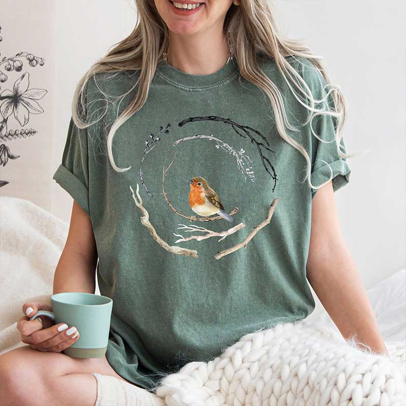 Cute Bird Peace T-Shirt