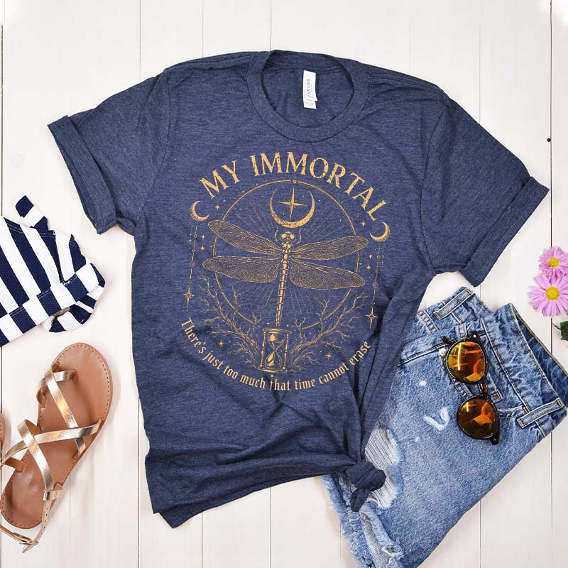 My Immortal Dragonfly Celestial Moon T-Shirt