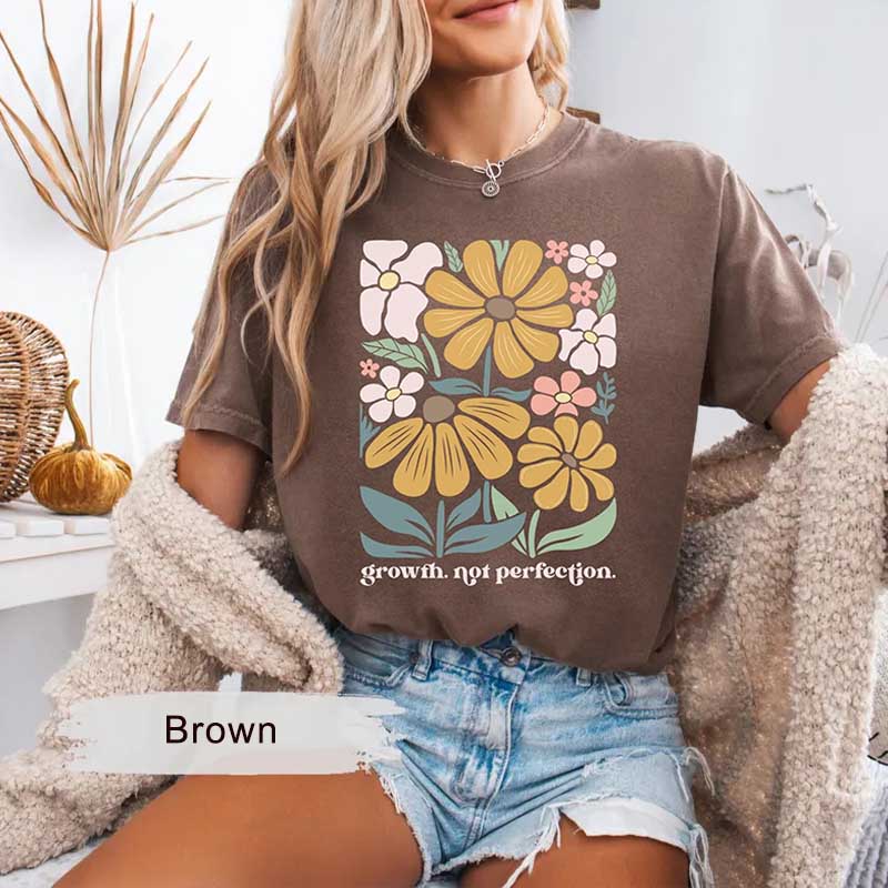 Mental Health Growth Not Perfection T-Shirt