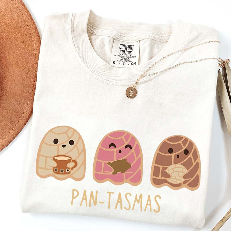 Funny Pantasmas Ghost Pan Dulce T-Shirt