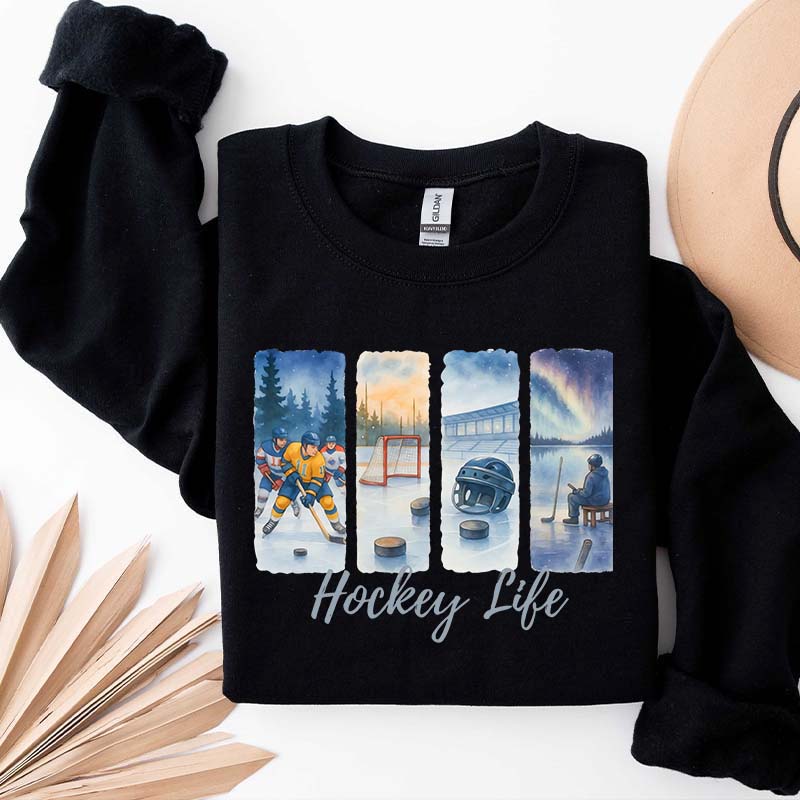 Cute Hockey Mom Life Sweatshirt
