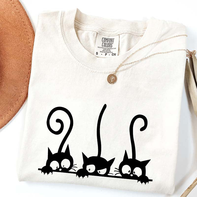 Black Cats Graphic T-Shirt