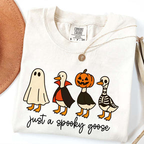 Cute Just a Spooky Goose Halloween T-Shirt