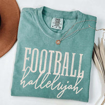 Distressed Retro Football Hallelujah T-Shirt