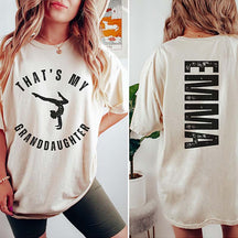 Custom That's My Granddaughter Gymnastics T-Shirt