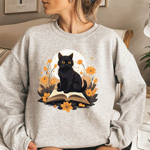 Cat Book Sweatshirt