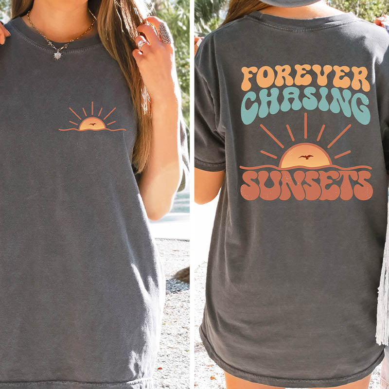 Sunsets Beach Summer Vacation T-Shirt