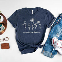 No Rain No Flowers Happy Spring T-Shirt