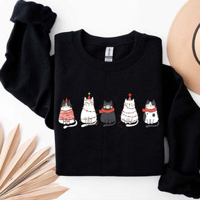 Cute Cat Christmas Lover Sweatshirt